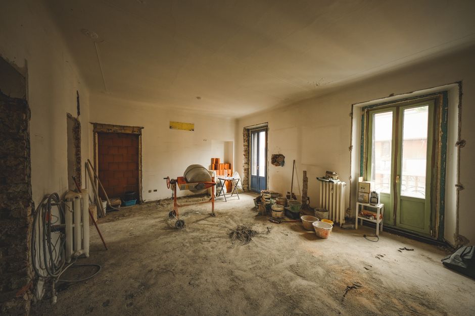 Kitchen remodel in progress
